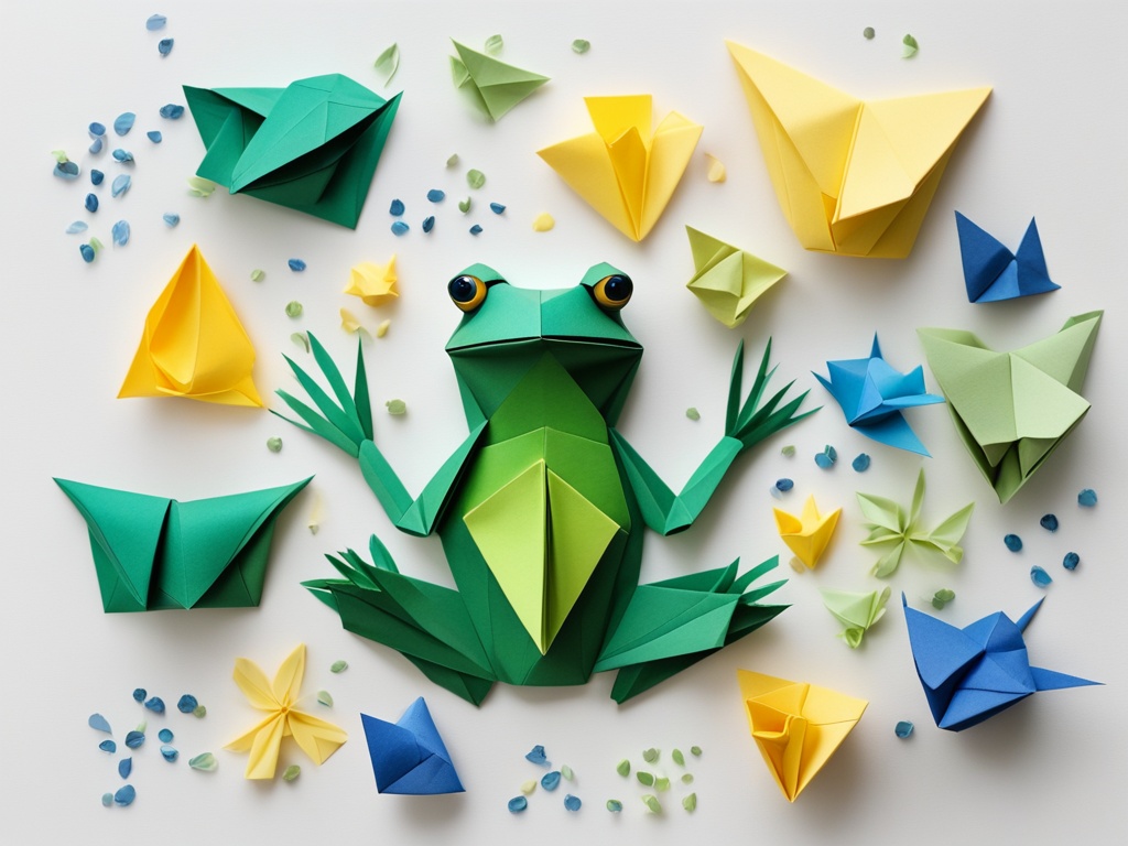 Desvende o Encanto: Tutorial Passo a Passo para Criar um Origami de Sapo