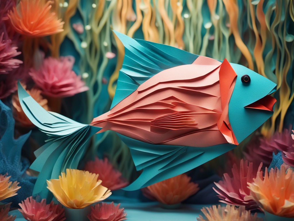 Descubra o Segredo do Origami do Peixe: Passo a Passo para Criar uma Obra de Arte
