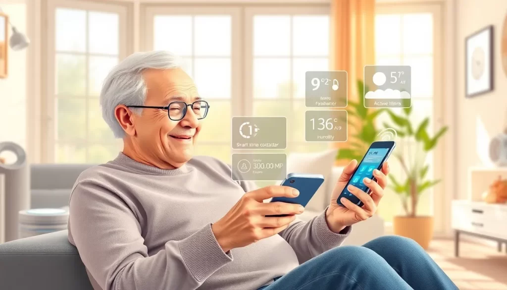Descubra Como um App de Controle Ambiental Pode Transformar o Bem-Estar do Idoso em Casa